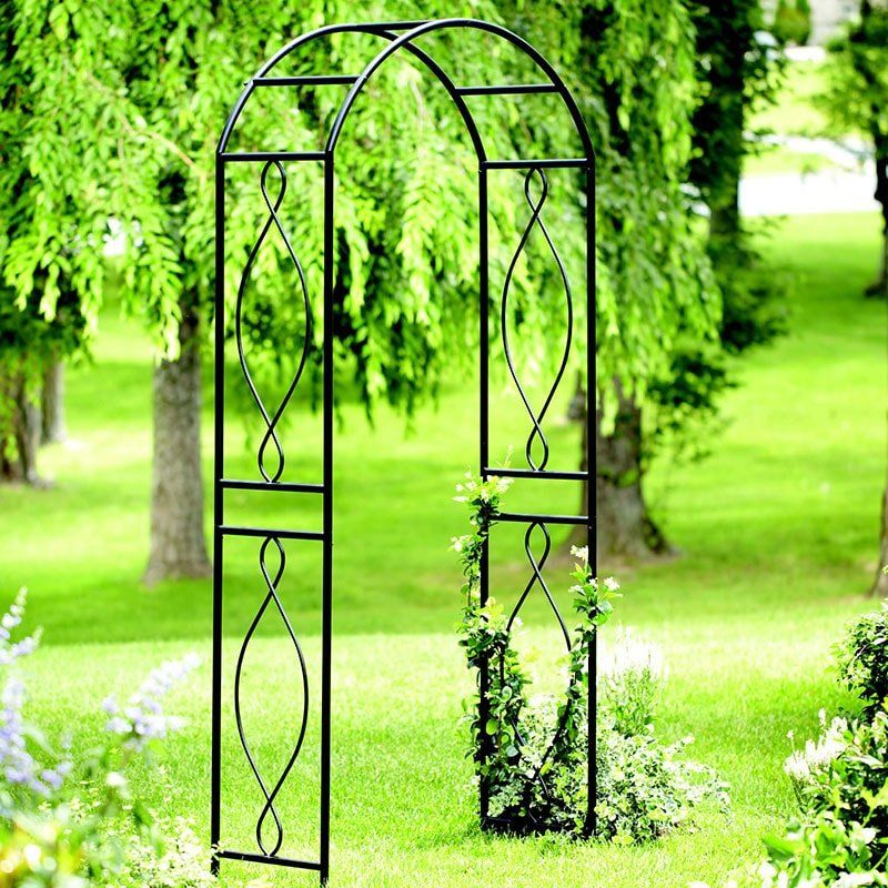 Panacea Curve Metal Garden Arch 7'5 x 3'2 - Image 1