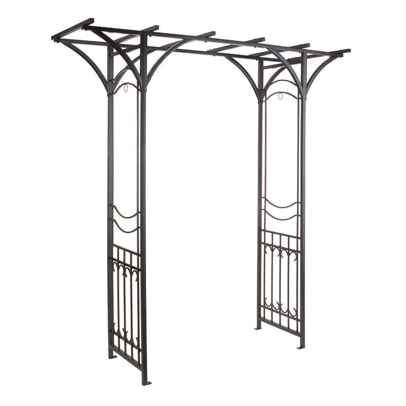 Panacea Park Lane Metal Garden Arch 6'9 x 6'3 - Image 1
