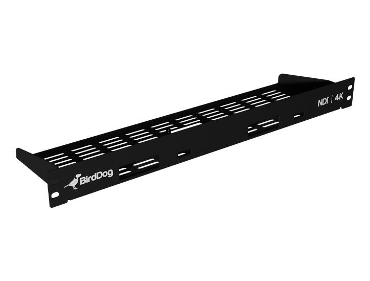 Rackmount for 2x 4K Encoders/Decoders in 1RU Black - Image 1