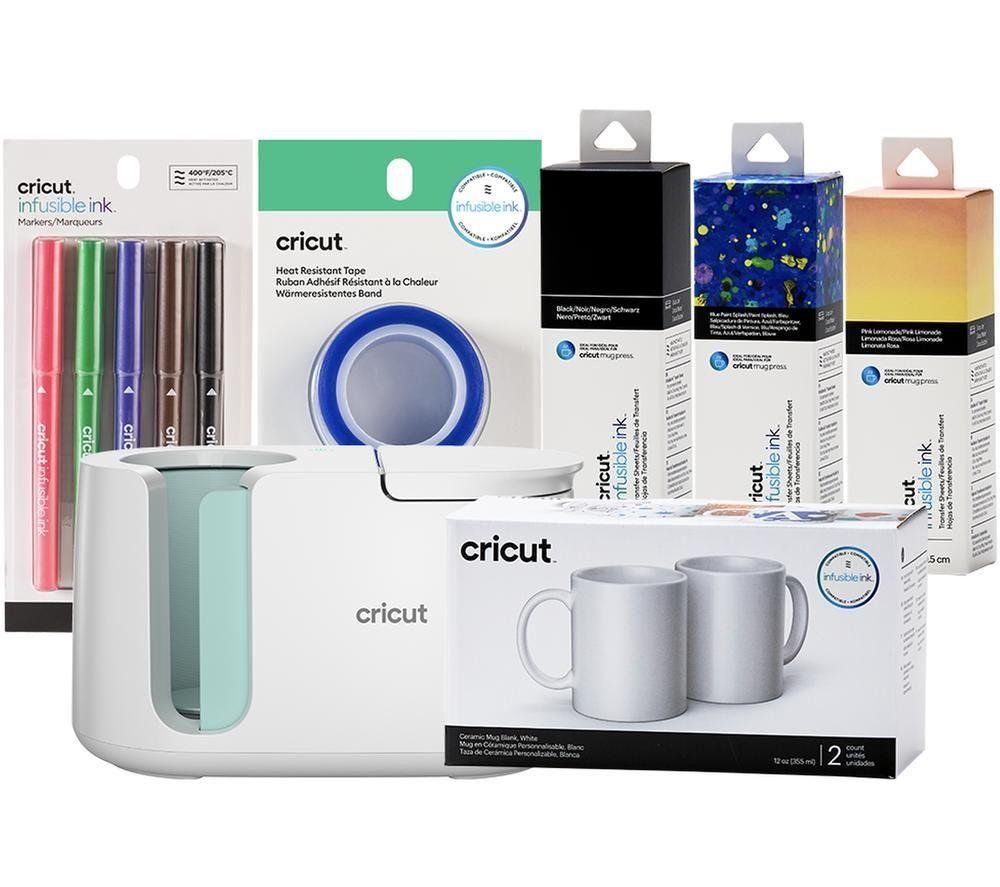 CRICUT Joy Mug Press Starter Kit, Blue,White - Image 1