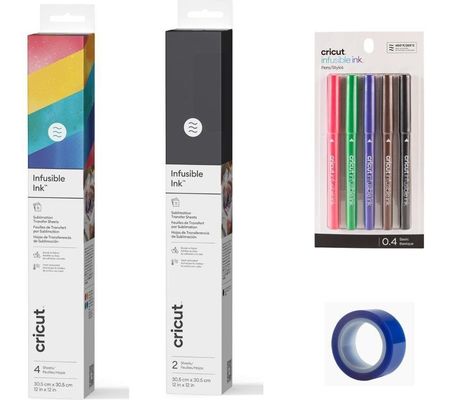 CRICUT Infusible Ink Consumables Bundle - Multicolour, Black,Patterned