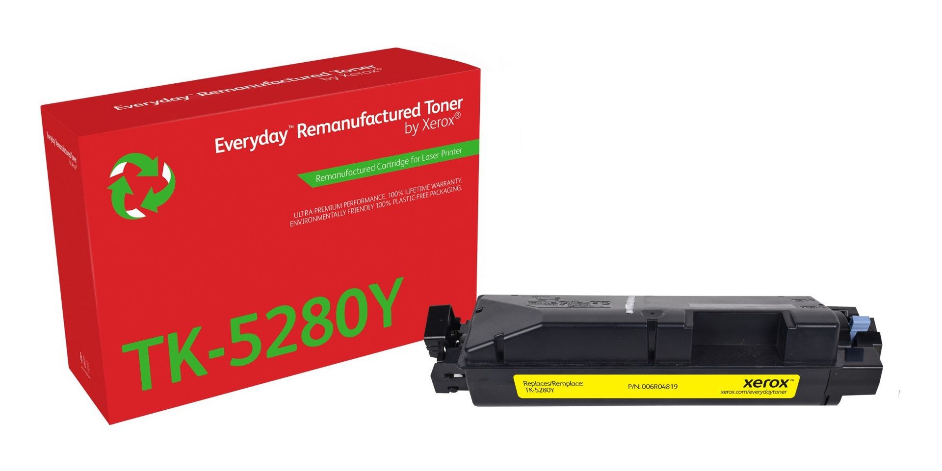 Everyday™ Yellow Remanufactured Toner by Xerox compatible with Kyocera TK-5280Y, Standard capacity - Image 1
