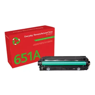 Everyday™ Black Remanufactured Toner by Xerox compatible with HP 651A 650A 307A (CE340A/CE270A/CE740A), Standard capacity - Thumbnail 2