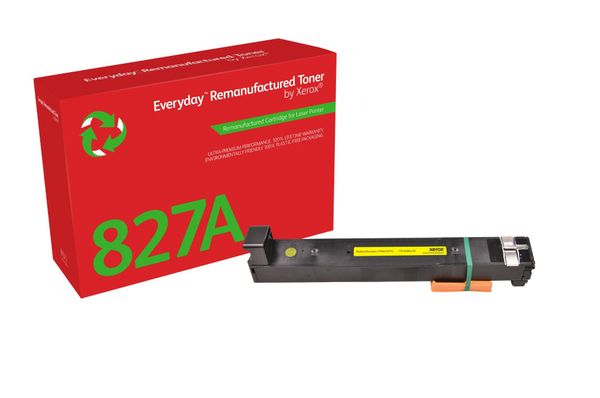 Everyday™ Yellow Remanufactured Toner by Xerox compatible with HP 827A (CF302A), Standard capacity