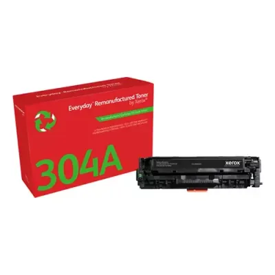 Everyday Black Remanufactured Toner by Xerox compatible with HP 304A (CC530A) Standard capacity