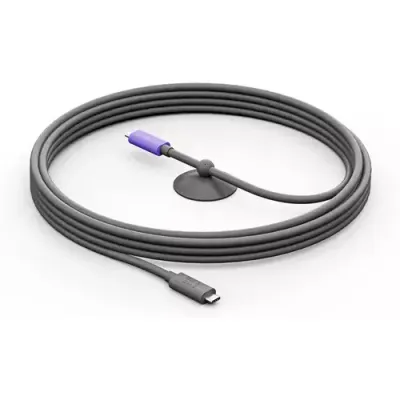 Logitech 952-000195 USB cable USB 3.2 Gen 2 (3.1 Gen 2) 5 m USB C Graphite, Violet - Thumbnail 3