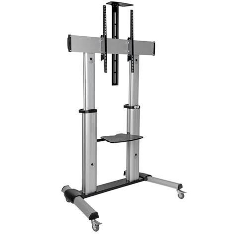 Tripp Lite DMCS60100XX Heavy-Duty Rolling TV Stand. Height Adjustable. - Image 1