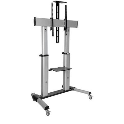 Tripp Lite DMCS60100XX Heavy-Duty Rolling TV Stand. Height Adjustable.