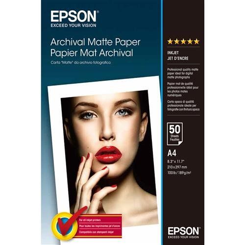 Epson Archival Matte Paper - A4 - 50 Sheets - Image 1