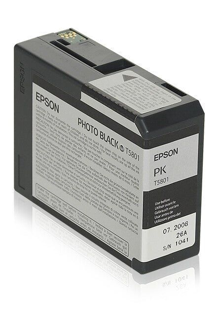 Epson C13T580100/T5801 Ink cartridge foto black 80ml for Epson Stylus - Image 1