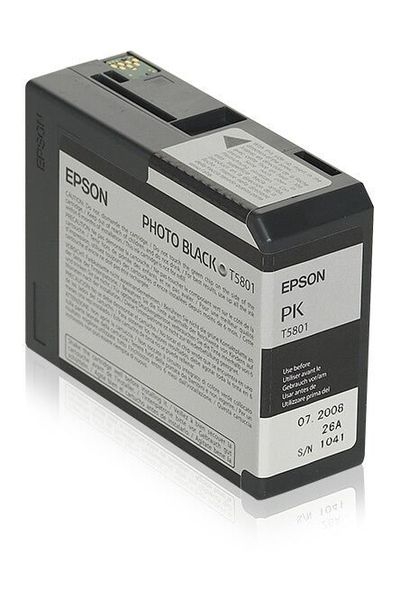 Epson C13T580100/T5801 Ink cartridge foto black 80ml for Epson Stylus