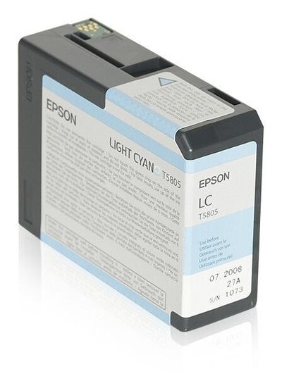 Epson C13T580500/T5805 Ink cartridge light cyan 80ml for Epson Stylus