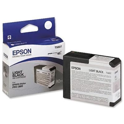 Epson C13T580700/T5807 Ink cartridge light black 80ml for Epson Stylus