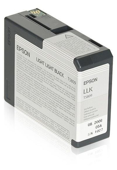 Epson C13T580900/T5809 Ink cartridge light light black 80ml for Epson