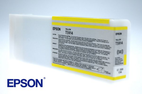 Epson C13T591400/T5914 Ink cartridge yellow 700ml for Epson Stylus Pro