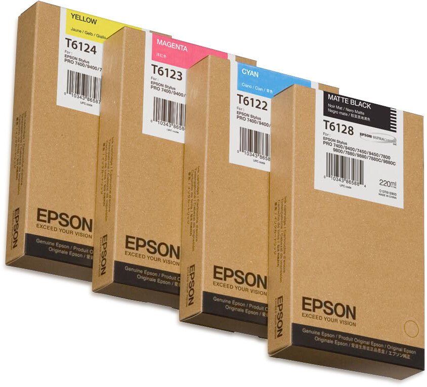 Epson C13T612300/T6123 Ink cartridge magenta 220ml for Epson Stylus Pr - Image 1