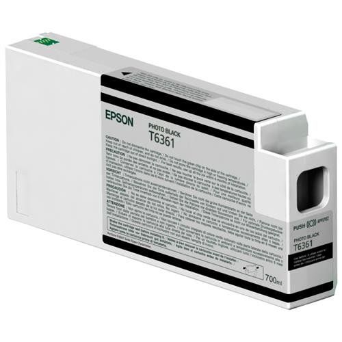 Epson C13T636100/T6361 Ink cartridge foto black 700ml for Epson Stylus - Image 1