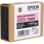 Epson C13T580B00/T580B Ink cartridge light magenta 80ml for Epson Styl