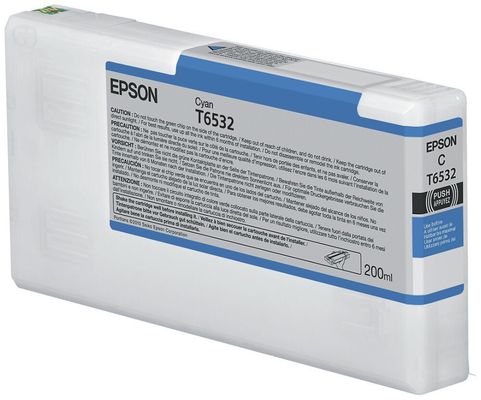 Epson C13T653200/T6532 Ink cartridge cyan 200ml for Epson Stylus Pro 4