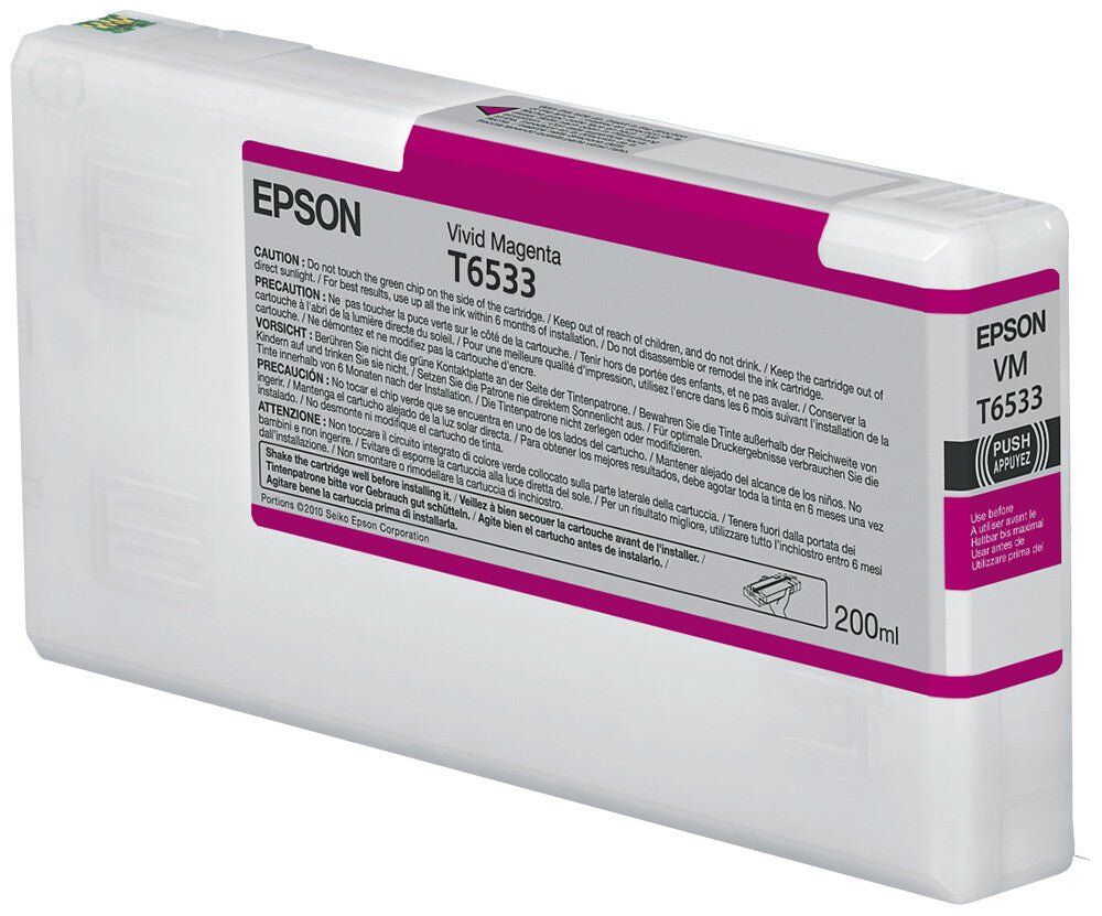 Epson C13T653300/T6533 Ink cartridge magenta 200ml for Epson Stylus Pr - Image 1