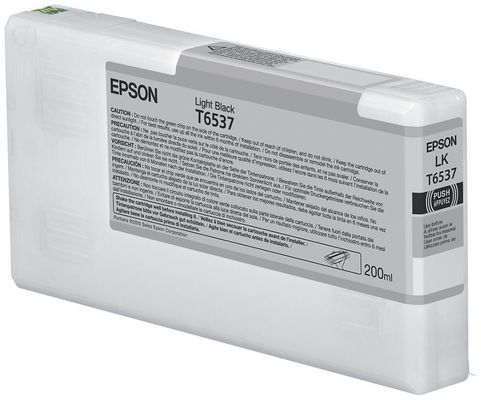 Epson C13T653700/T6537 Ink cartridge light black 200ml for Epson Stylu