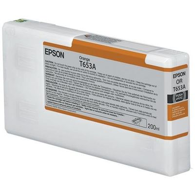 Epson C13T653A00/T653A Ink cartridge orange 200ml for Epson Stylus Pro