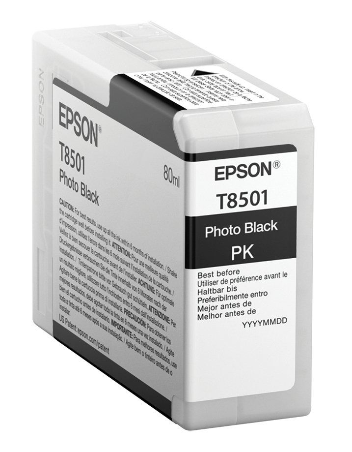 Epson C13T850100/T8501 Ink cartridge foto black 80ml for Epson SC-P 80 - Image 1