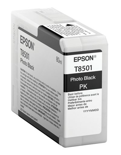 Epson C13T850100/T8501 Ink cartridge foto black 80ml for Epson SC-P 80