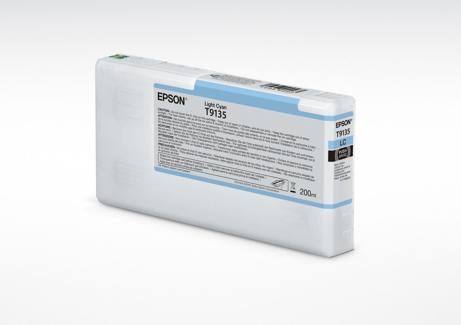 Epson C13T913500/T9135 Ink cartridge light cyan 200ml for Epson SC-P 5 - Image 1