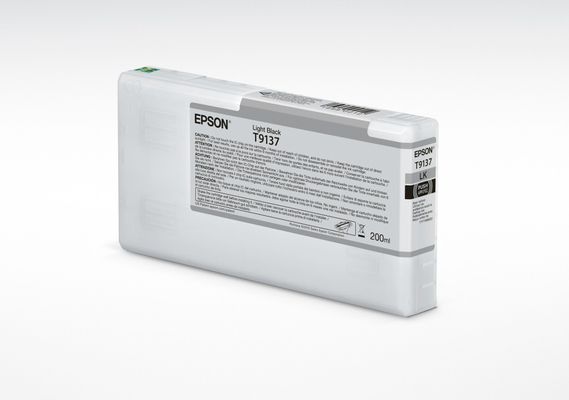 Epson C13T913700/T9137 Ink cartridge light black 200ml for Epson SC-P