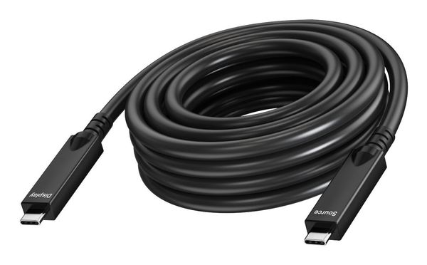 Vision TC 10MUSBC/BL USB cable USB 3.2 Gen 1 (3.1 Gen 1) 10 m USB C 10 Gbit/s Black - Thumbnail 2