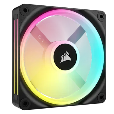 Corsair CUE LINK QX120 RGB Computer case Fan 12 cm Black, White 1 pc(s) - Thumbnail 2