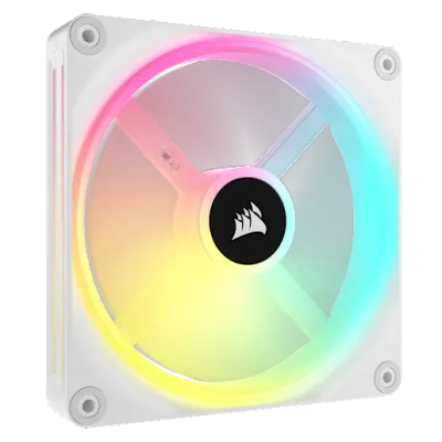 Corsair iCUE LINK QX140 RGB Computer case Fan 14 cm White 1 pc(s) - Thumbnail 2