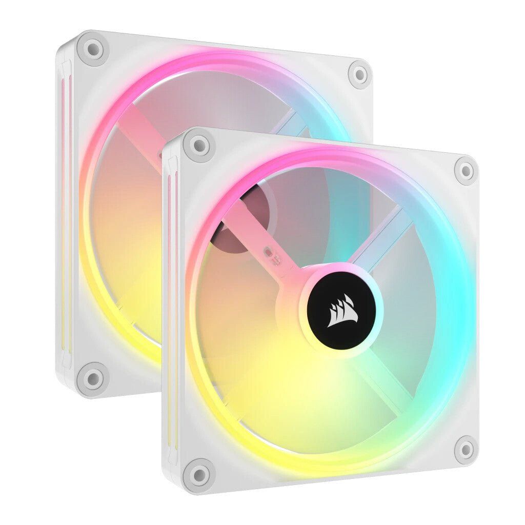 Corsair iCUE LINK QX140 RGB Computer case Fan 14 cm White 2 pc(s) - Image 1