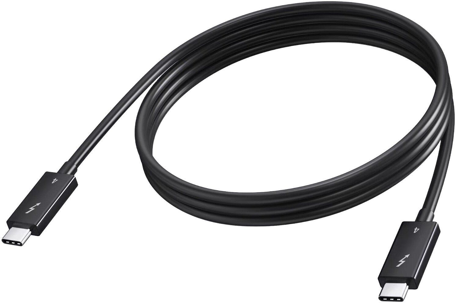 Vision TC 2MUSBCTB4/BL Thunderbolt cable 2 m 40 Gbit/s Black - Image 1