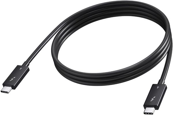 Vision TC 2MUSBCTB4/BL Thunderbolt cable 2 m 40 Gbit/s Black