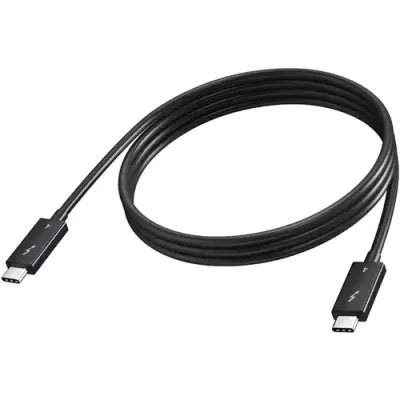 Vision TC 2MUSBCTB4/BL Thunderbolt cable 2 m 40 Gbit/s Black - Thumbnail 2