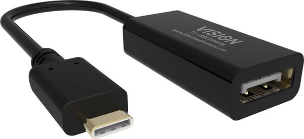 Vision TC-USBCDP8K/BL interface cards/adapter DisplayPort - Thumbnail 2