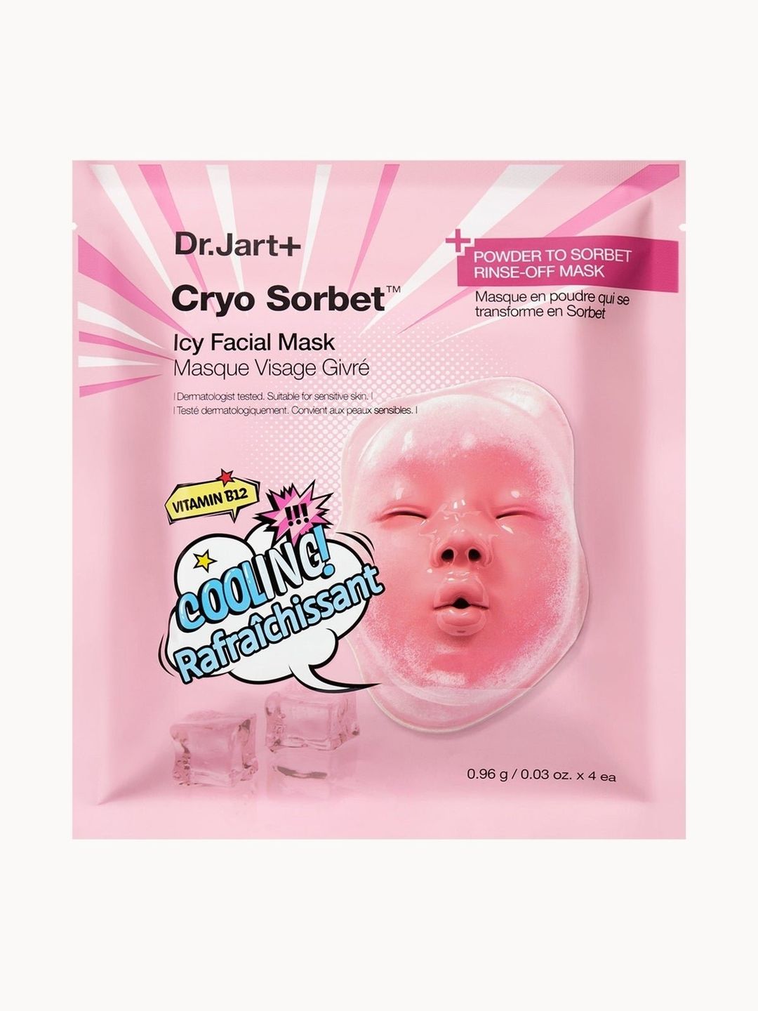Dr.Jart+ Cryo Sorbet™ Icy Facial Mask - 4 Pack - Image 1
