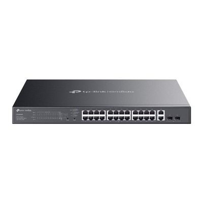 TP-Link Omada ES228GMP network switch Managed L2 Gigabit Ethernet (10/100/1000) Power over Ethernet (PoE) Black - Thumbnail 2