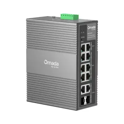 TP-Link Omada 10-Port Gigabit Industrial Easy Managed Switch with 6-Port PoE+ and 2-Port PoE++ - Thumbnail 3