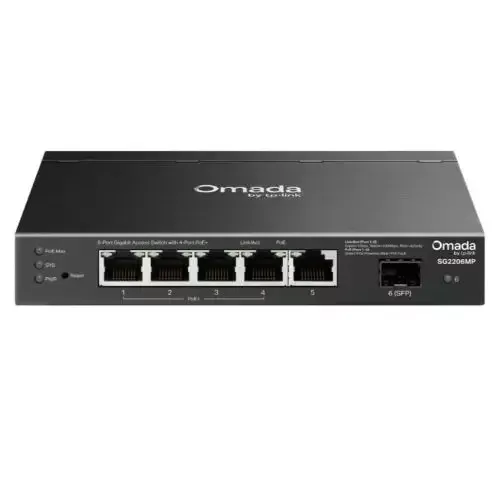 TP-Link SG2206MP network switch L2 Gigabit Ethernet (10/100/1000) Power over Ethernet (PoE) - Image 1