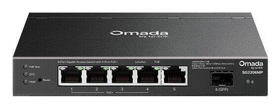 TP-Link SG2206MP network switch L2 Gigabit Ethernet (10/100/1000) Powe - Image 1
