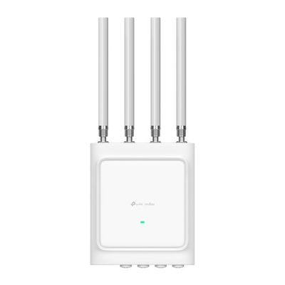 TP-Link EAP668 Outdoor HD. 2.4 GHz 5 GHz Maximum data transfer rate: 3500 Mbit/s. Security algorithms: WPA-Enterprise WPA-Personal WPA2-Enterprise WPA2-Personal WPA3-Enterprise WPA3-Personal. Power over Ethernet (PoE). Product colour: White - Thumbnail 2