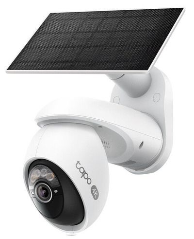 TP-LINK Tapo C660 Solar-powered 4K Ultra HD WiFi Security Camera Kit, White