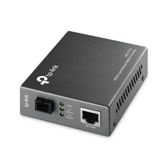 TP-Link MC111CS network media converter 100 Mbit/s Single-mode Black - Image 1