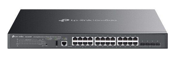 TP-Link SG5428XMPP network switch Managed L3 Gigabit Ethernet (10/100/1000) Power over Ethernet (PoE) Black - Image 1