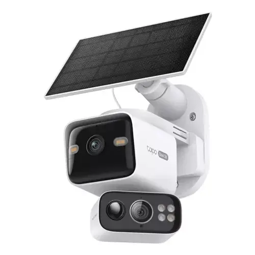 TP-Link Tapo Solar-Pow Dual-Lens Pan/Tilt Sec Cam Kit smart home security kit - Image 1