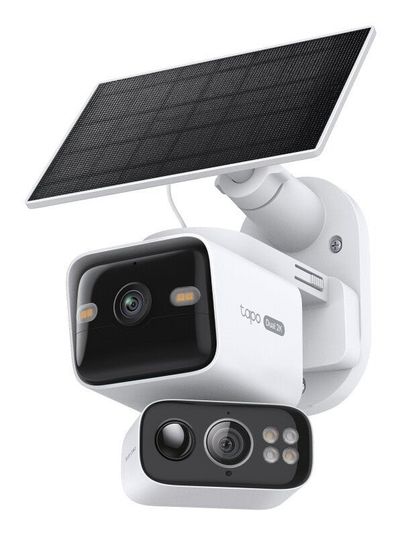 TP-Link Tapo Solar-Pow Dual-Lens Pan/Tilt Sec Cam Kit smart home security kit - Thumbnail 2