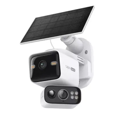 TP-Link Tapo Solar-Pow Dual-Lens Pan/Tilt Sec Cam Kit smart home security kit